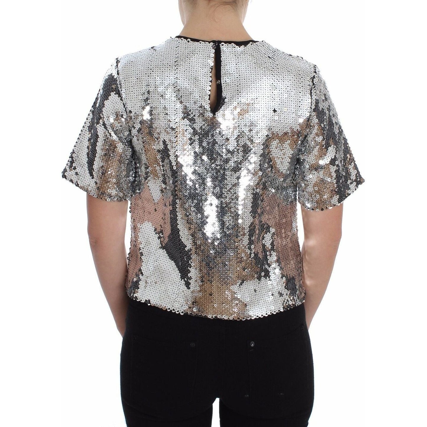 Dolce & Gabbana Sequined Elegance Blouse Dolce & Gabbana