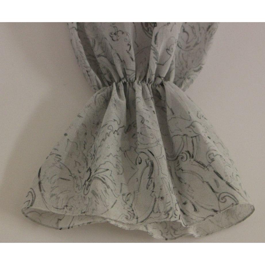 Vika Gazinskaya Blue Cotton Blouse Tunic