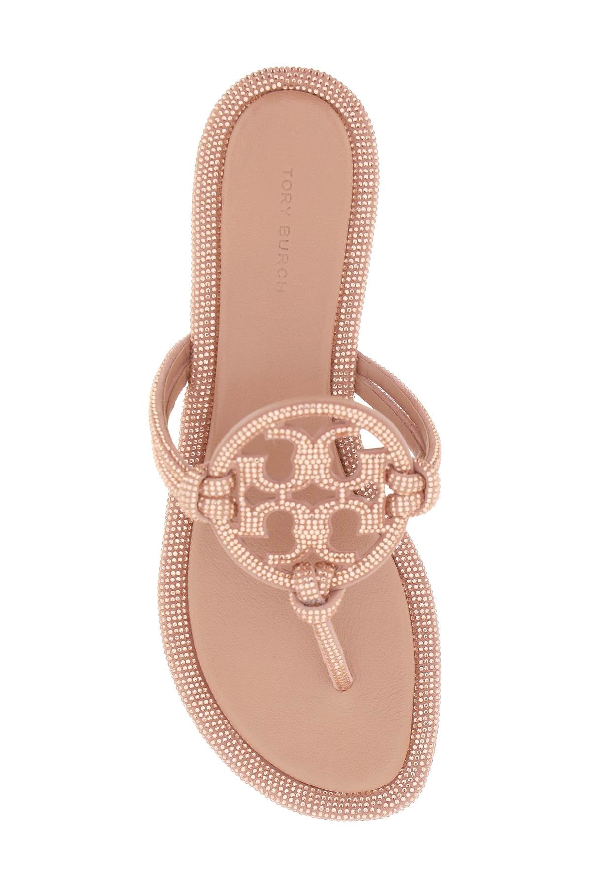 Tory Burch pavé leather thong sandals Mules Tory Burch