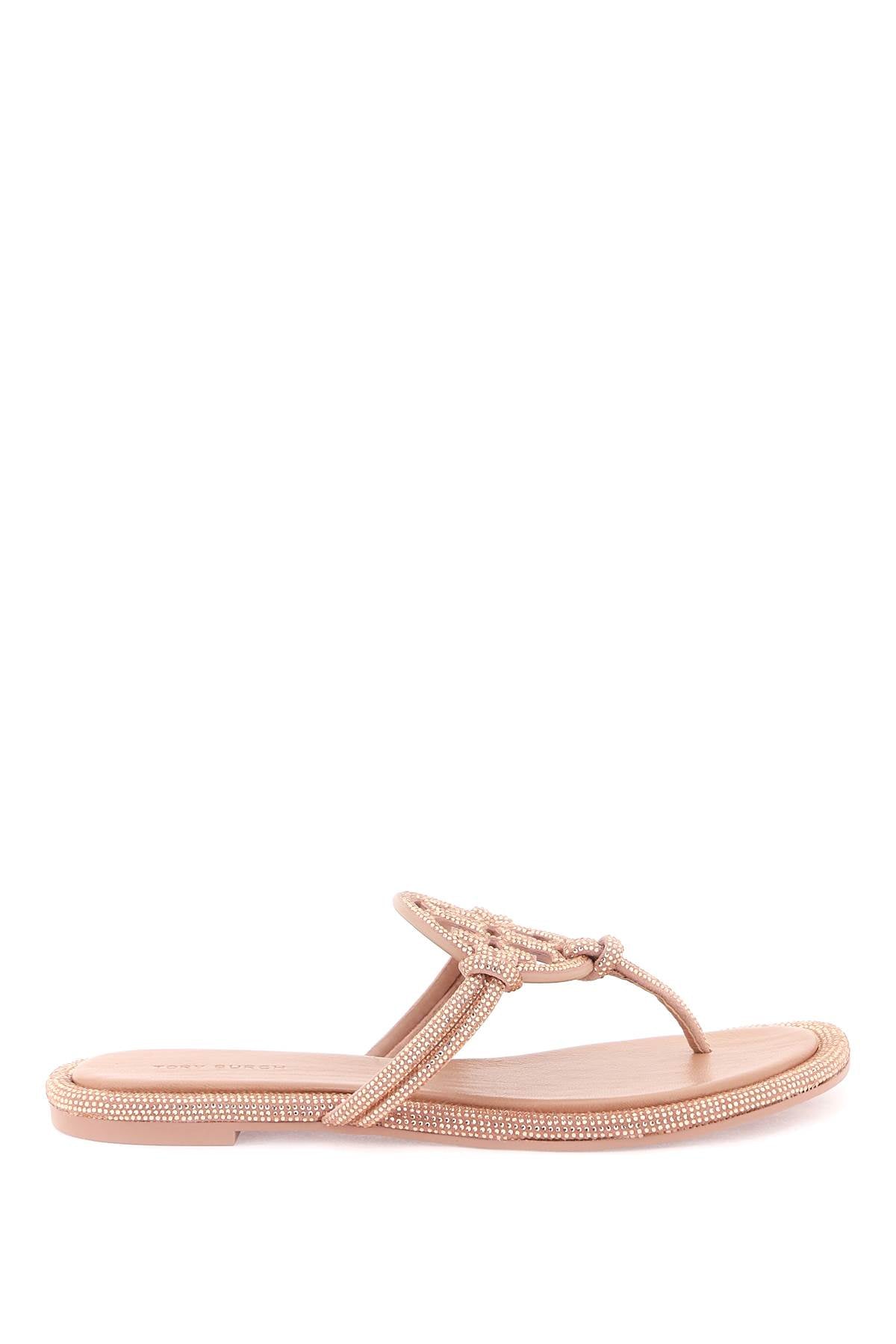 Tory Burch pavé leather thong sandals Mules Tory Burch