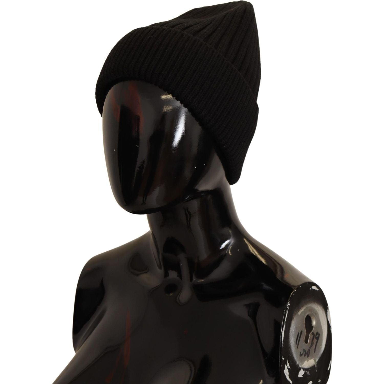 قبعة بيني أنيقة من الصوف المحبوك مع بطانة من الصوف من دولتشي آند غابانا