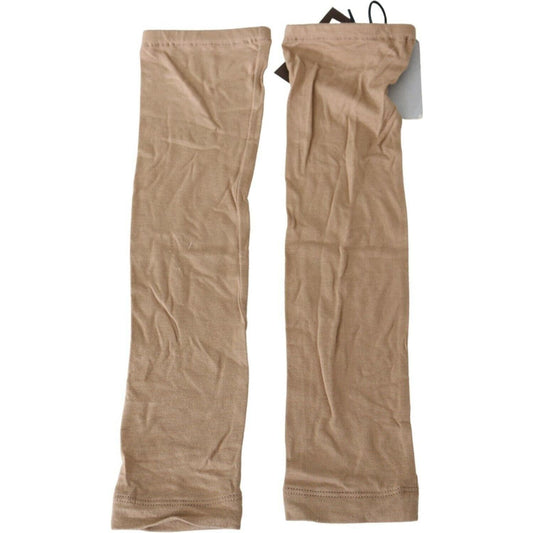 Scervino Street BeigeViscose Women SleevesArm Warmer Scervino Street