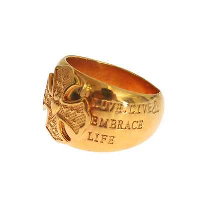 Nialaya Gold Plated 925 Silver Womens Ring