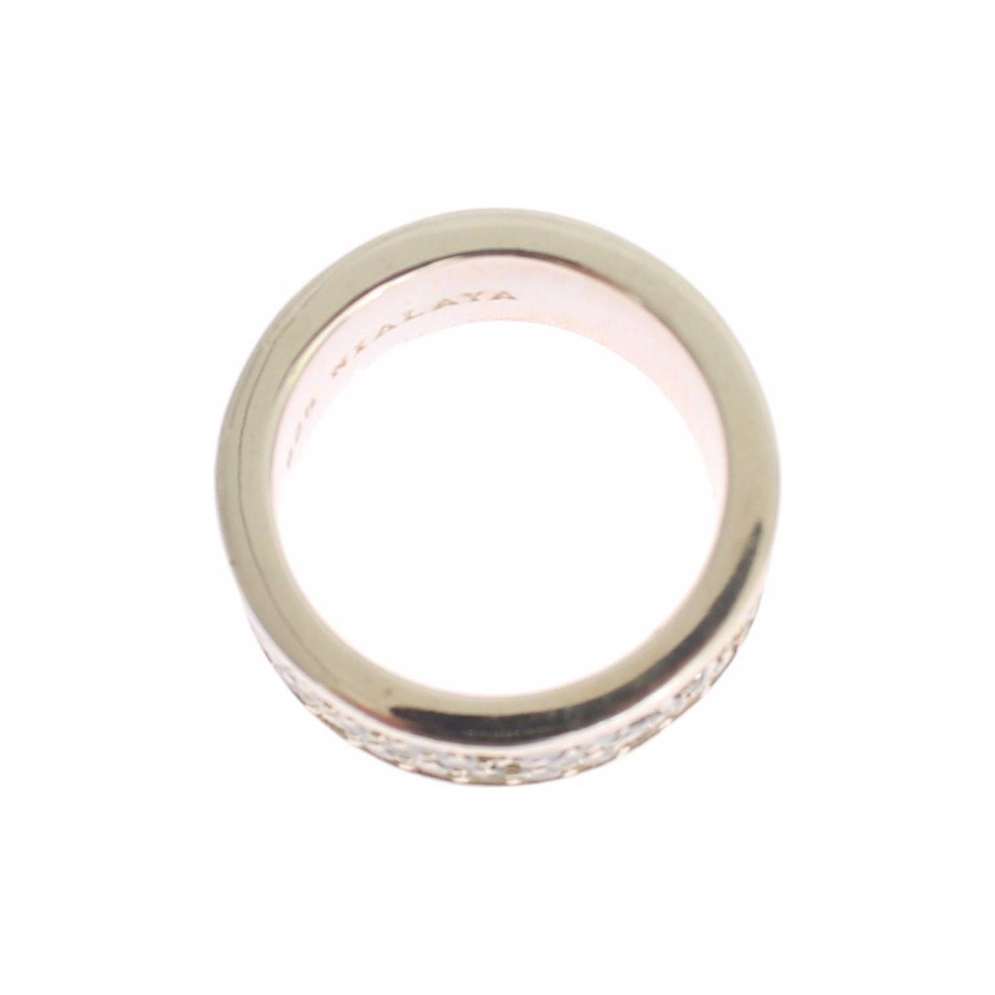 Nialaya Silver Womens CZ 925 Sterling Ring Ring