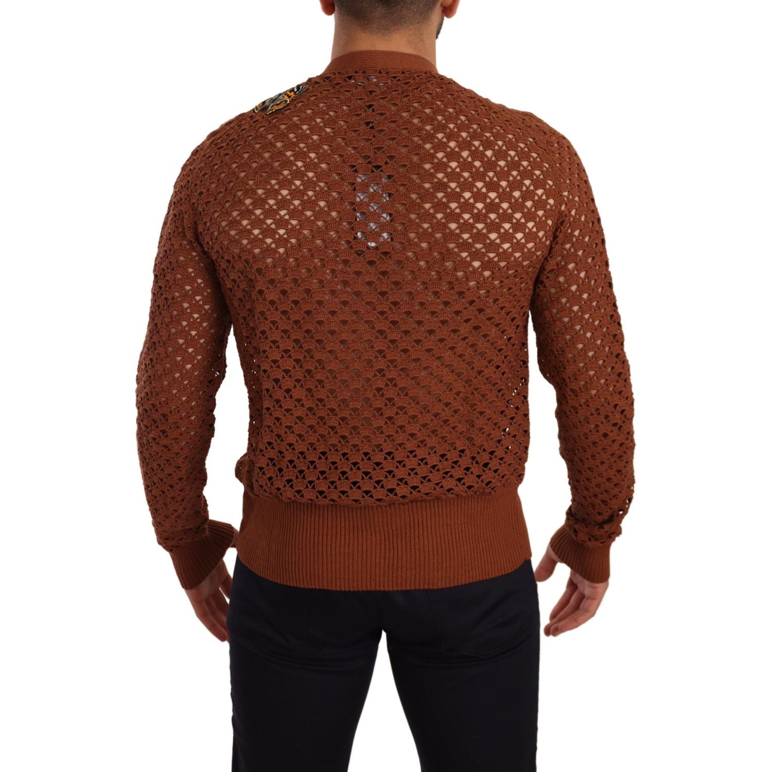 كارديجان دولتشي آند غابانا متعدد الألوان مطرز بأناقة راقية