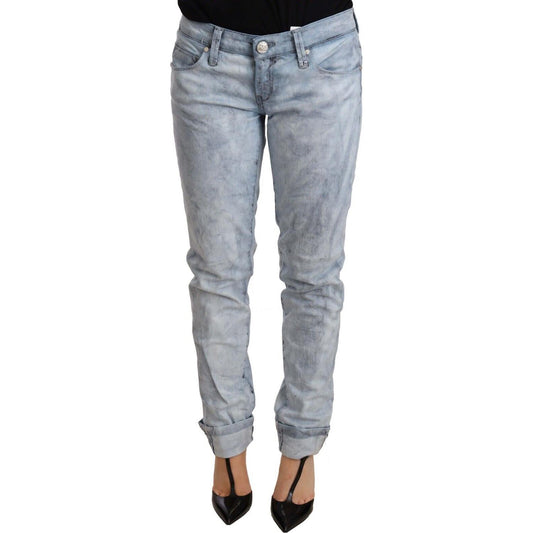 Acht Chic Light Blue Push Up Denim Jeans Jeans & Pants Acht