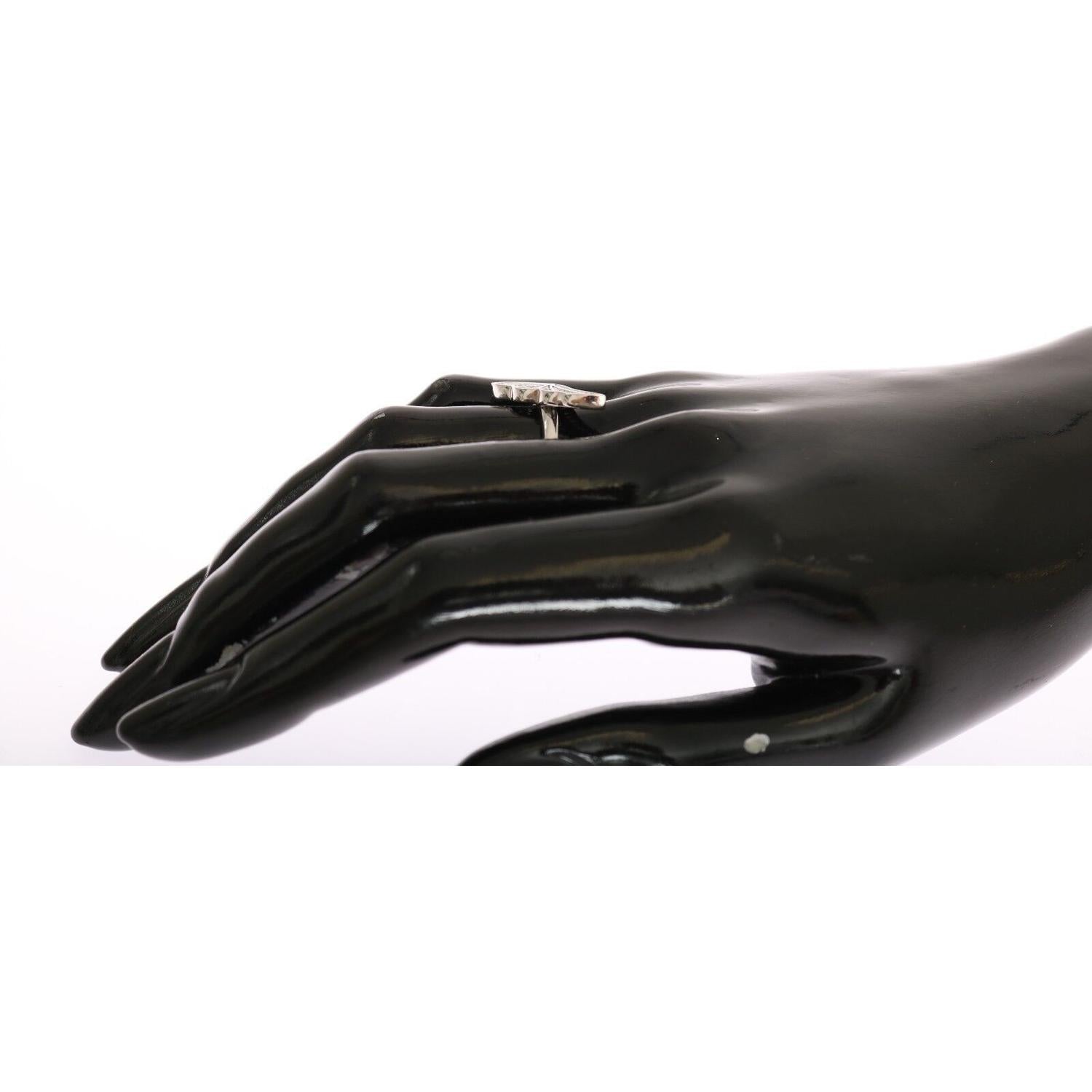 خاتم نيالايا الأنيق المصنوع من الفضة الإسترلينية مرصع بالكريستال