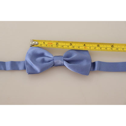 Dolce & Gabbana Purple 100% Silk Adjustable Neck Papillon Bow Tie Dolce & Gabbana