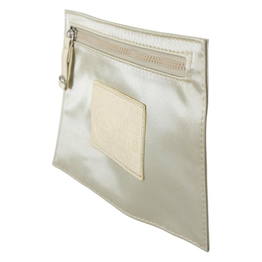 WAYFARER Elegant White Fabric Coin Wallet WOMAN WALLETS WAYFARER