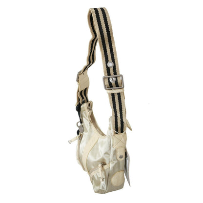 WAYFARER White Shoulder Crossbody Sling Fabric Purse Crossbody Bag