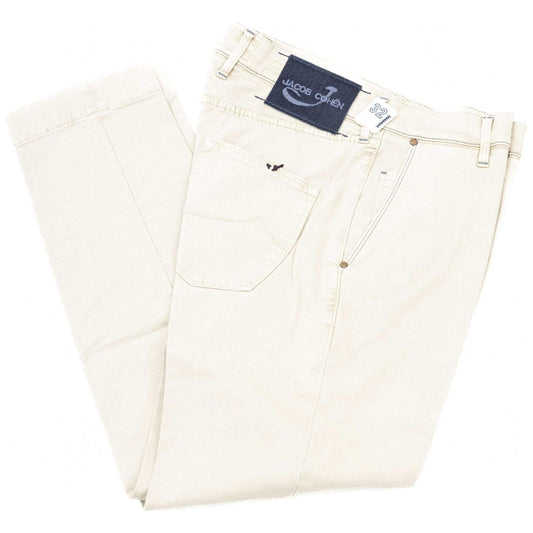 Jacob Cohen Elegant Silver Chino Model Trousers Jacob Cohen