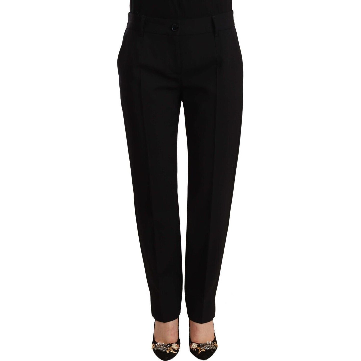 Dolce & Gabbana Elegant Tailored Wool Blend Trousers Dolce & Gabbana