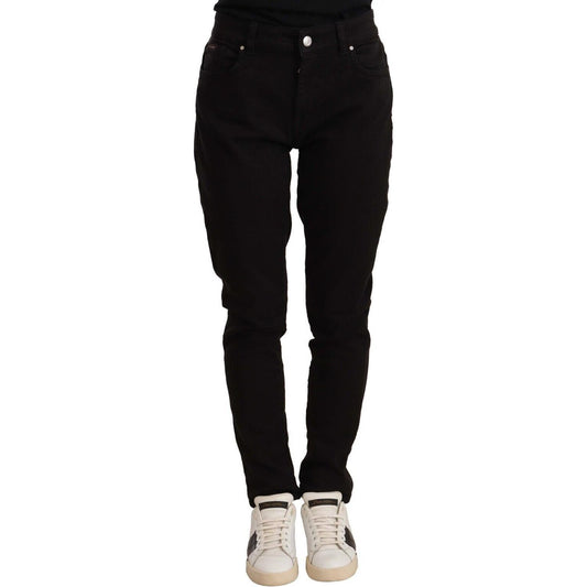 Dolce & Gabbana Elegant Slim-Fit Black Skinny Jeans Dolce & Gabbana