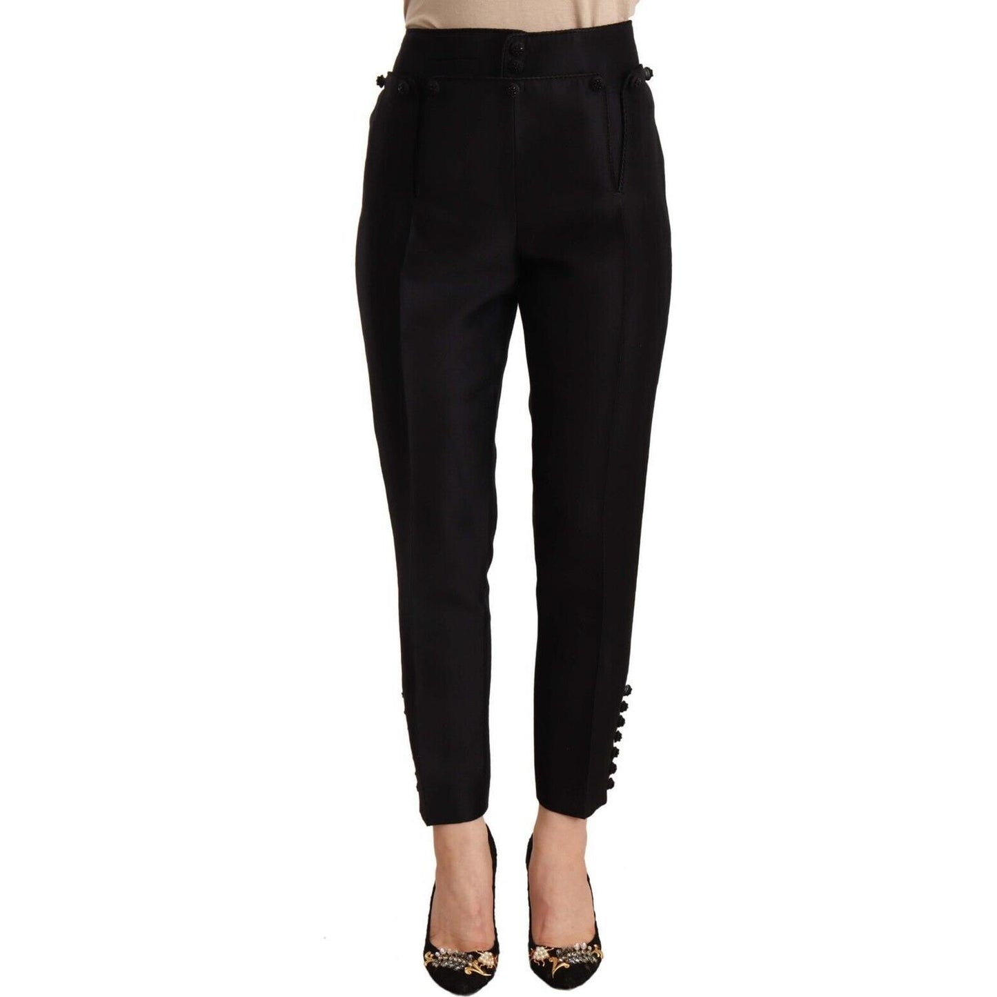 Dsquared² Chic High-Waist Cropped Trousers Dsquared²