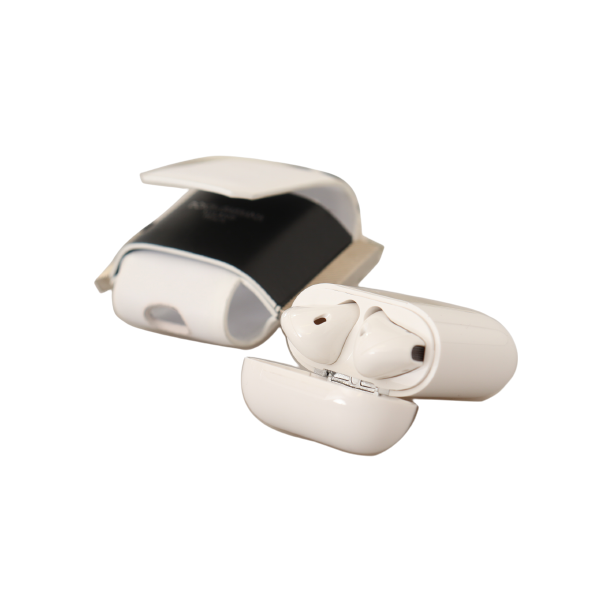 Dolce & Gabbana Chic Leather Airpods Case in Monochrome