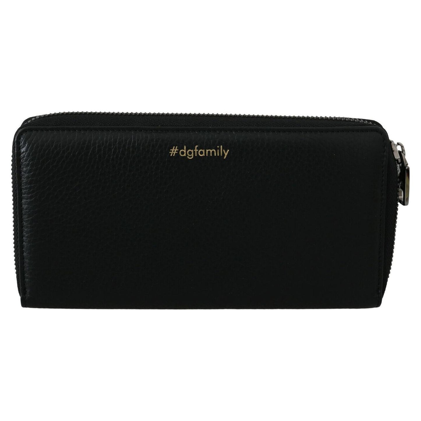 Dolce & Gabbana Elegant Black Leather Continental Wallet Dolce & Gabbana