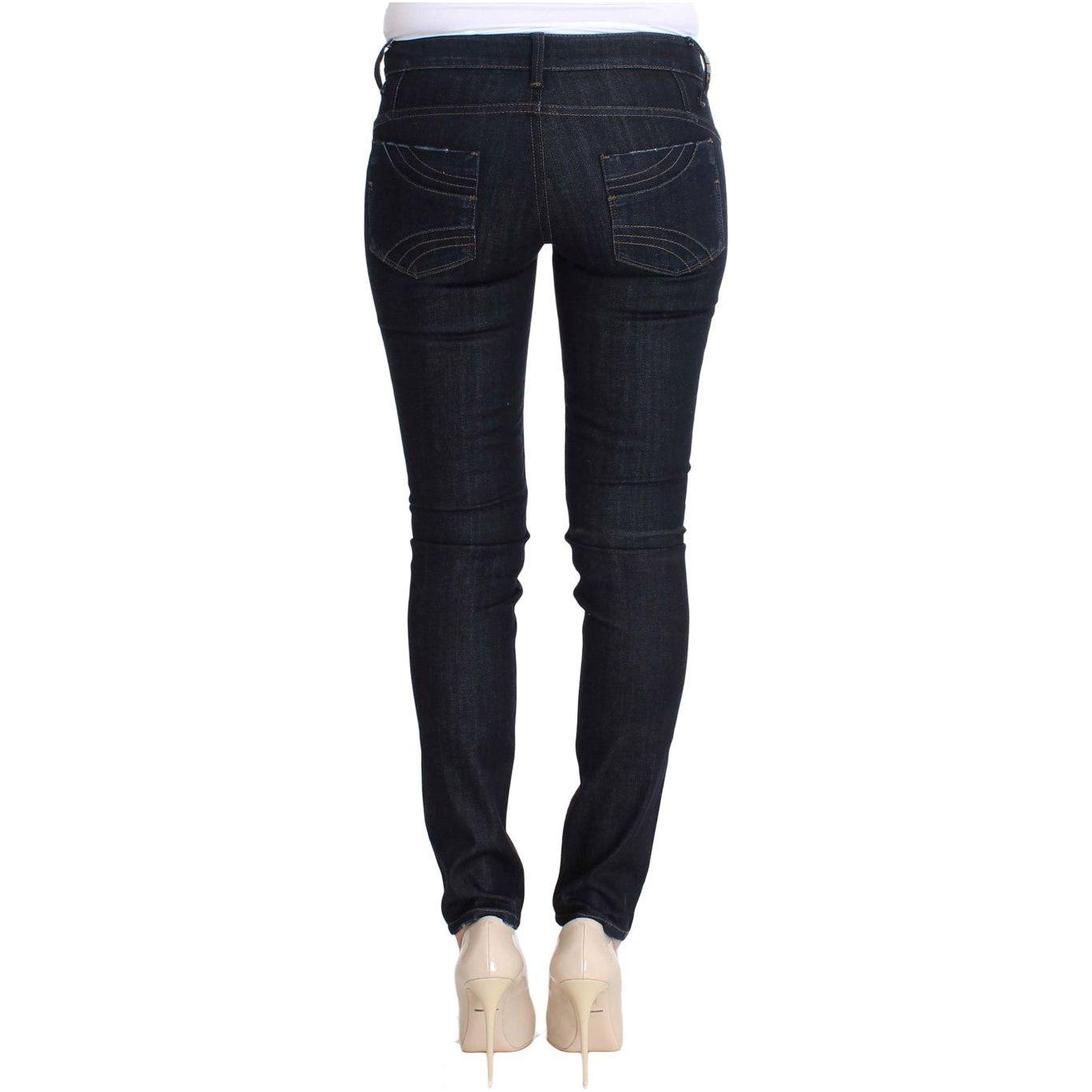 Costume National Chic Slim Fit Skinny Blue Jeans Costume National