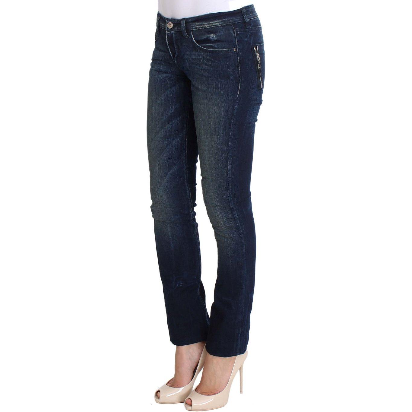 Costume National Chic Slim Fit Skinny Blue Jeans Costume National