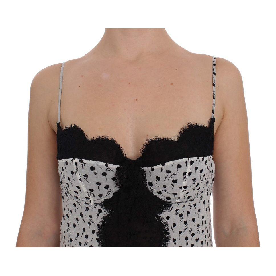 قميص من الحرير الدانتيلي الأنيق من دولتشي آند غابانا