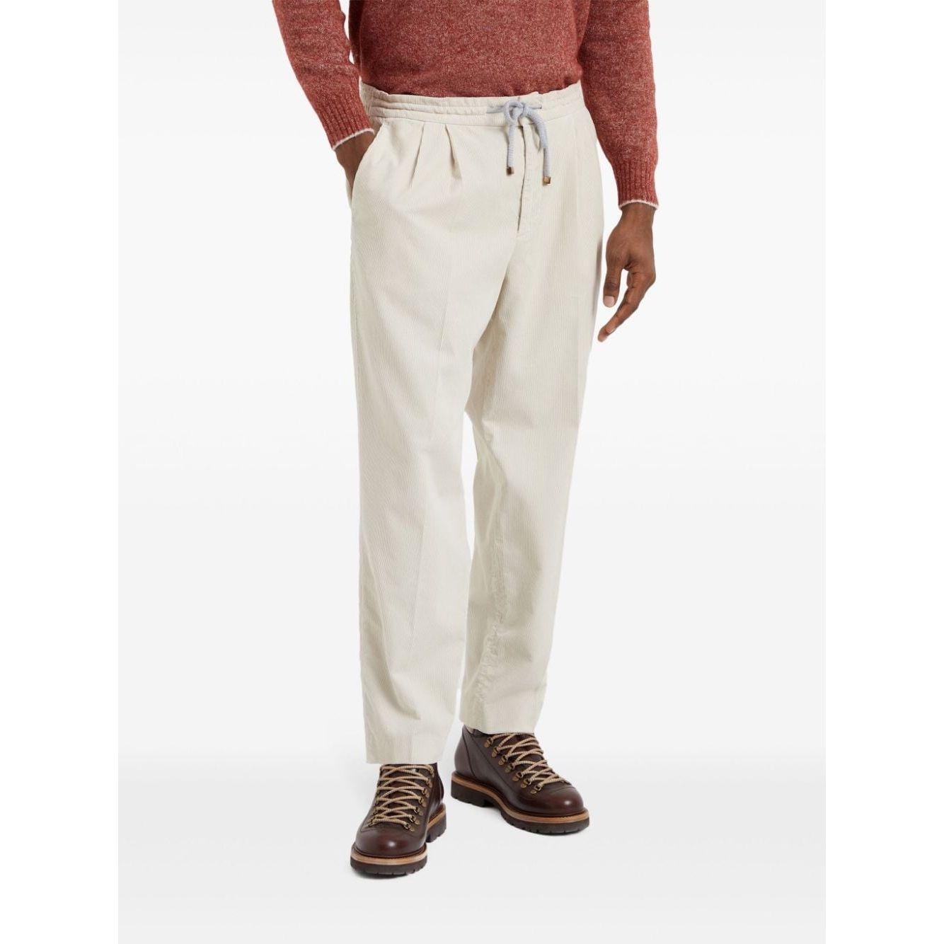 Brunello Cucinelli Trousers White Trousers Brunello Cucinelli