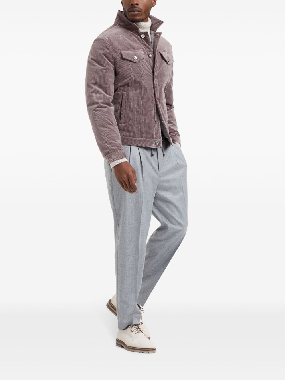 Brunello Cucinelli Trousers Light Grey Trousers Brunello Cucinelli