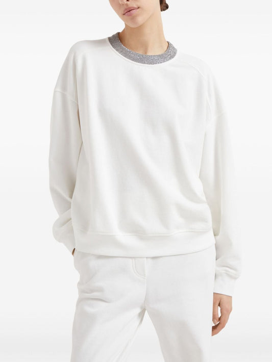 Brunello Cucinelli Sweaters White Topwear Brunello Cucinelli