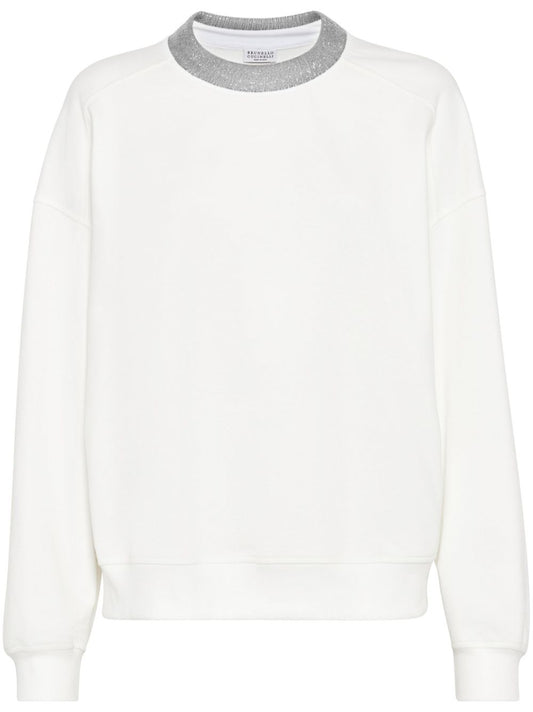 Brunello Cucinelli Sweaters White Topwear Brunello Cucinelli