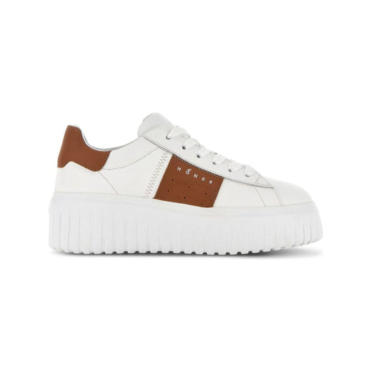 HOGAN PRE Sneakers Leather Brown Sneakers Hogan Pre