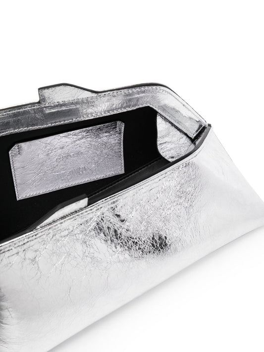 The Attico Bags.. Silver Clutches The Attico