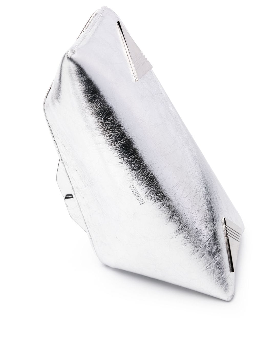 The Attico Bags.. Silver Clutches The Attico