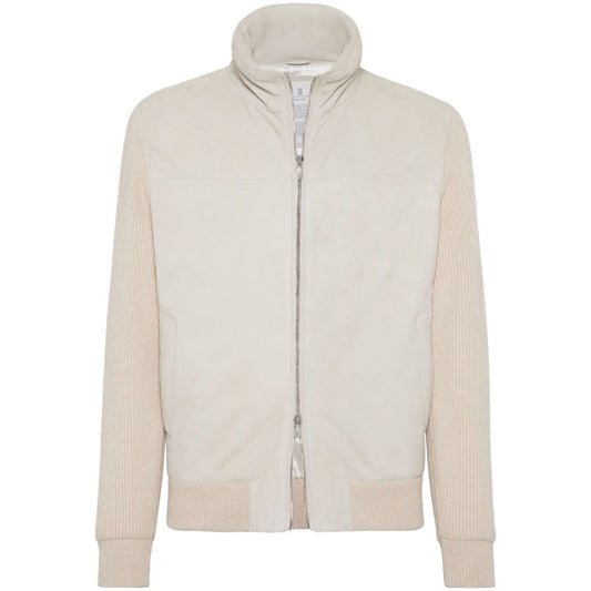 Brunello Cucinelli Coats White Jackets Brunello Cucinelli