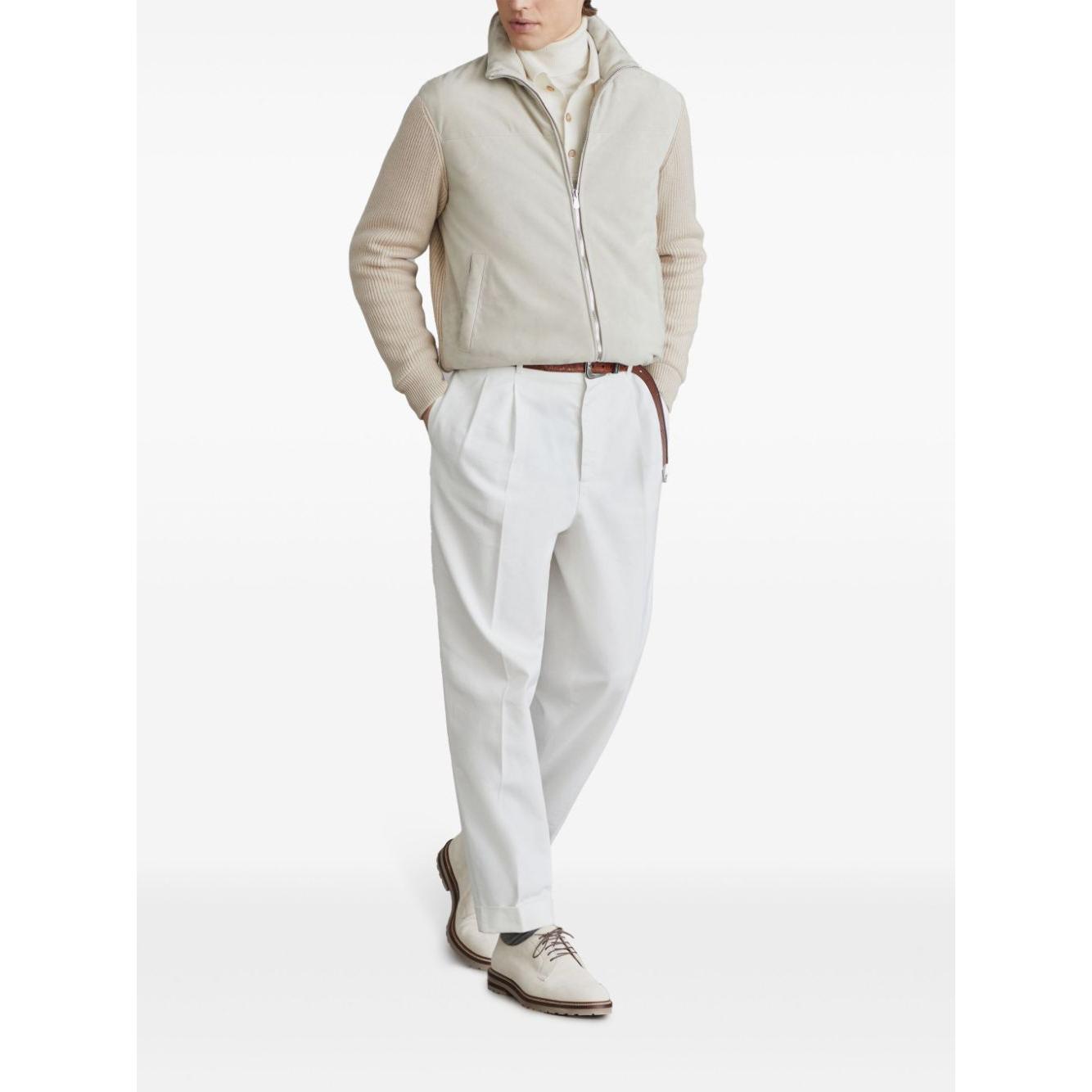 Brunello Cucinelli Coats White Jackets Brunello Cucinelli