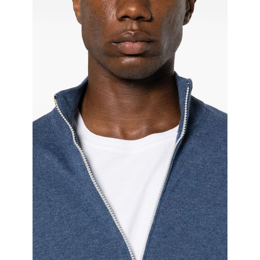 Brunello Cucinelli Sweaters Blue Topwear Brunello Cucinelli