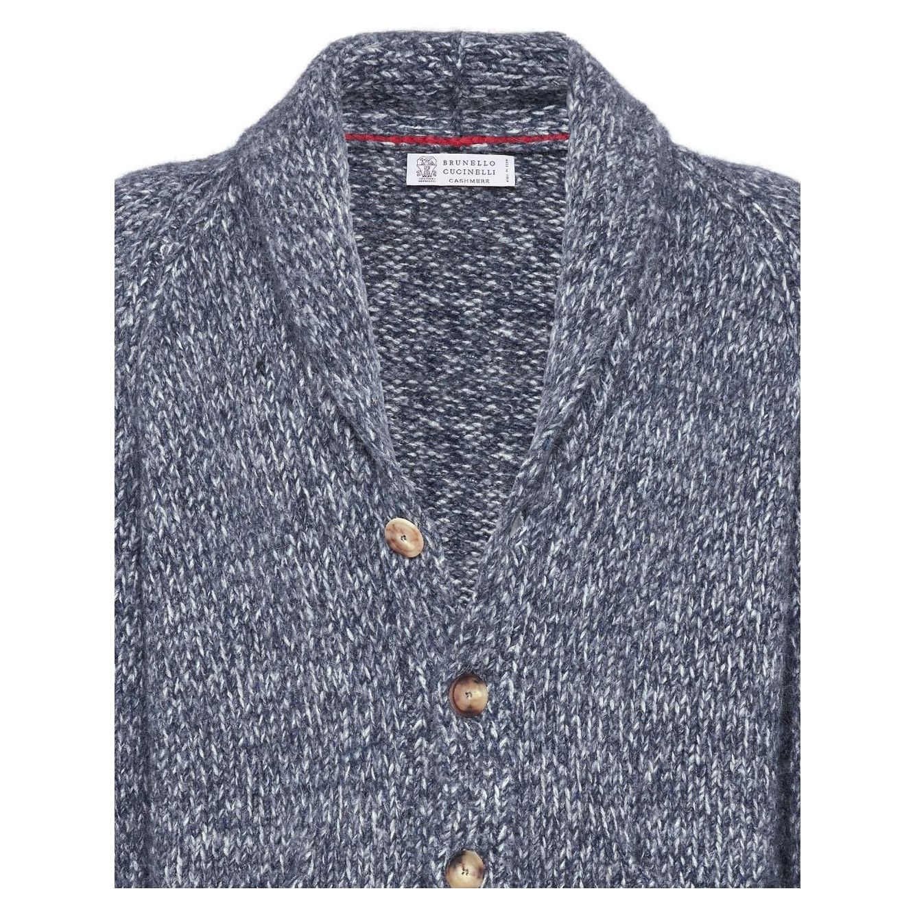 Brunello Cucinelli Sweaters Blue Topwear Brunello Cucinelli