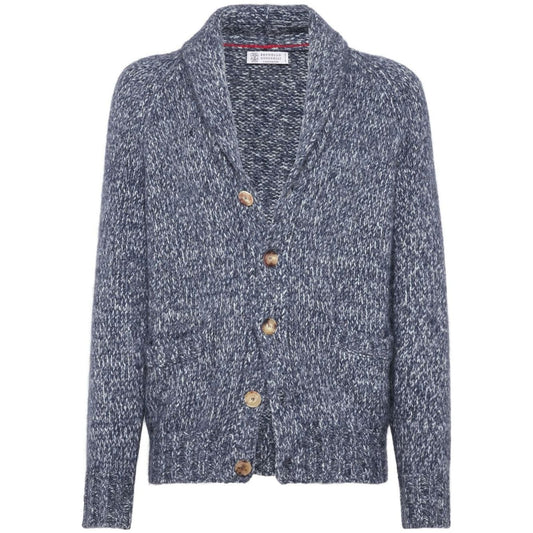 Brunello Cucinelli Sweaters Blue Topwear Brunello Cucinelli