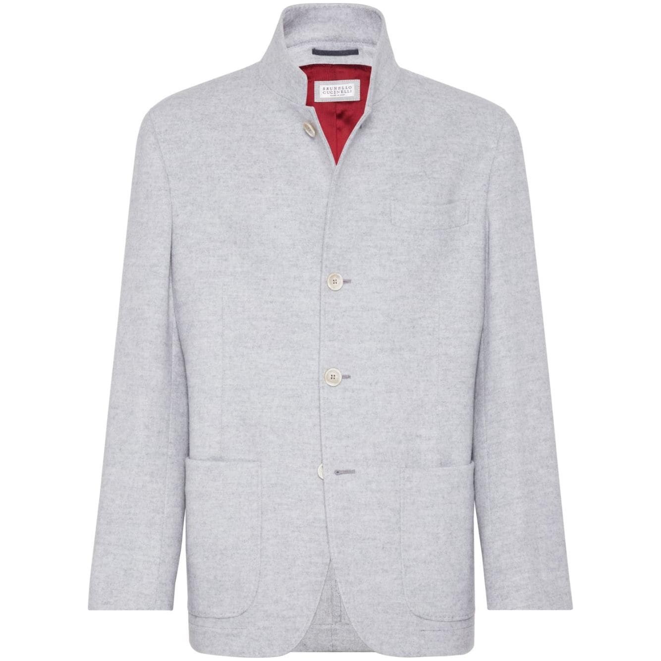 Brunello Cucinelli Jackets Grey Jackets Brunello Cucinelli