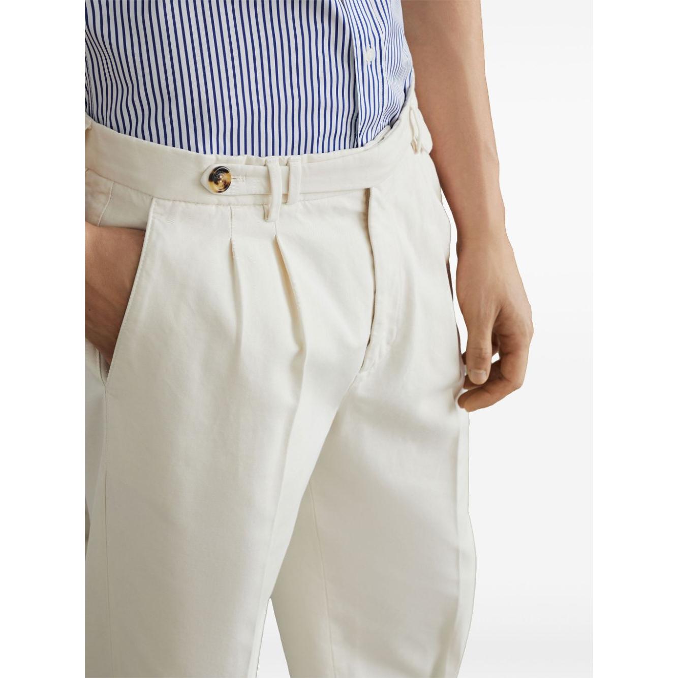 Brunello Cucinelli Trousers Cream Trousers Brunello Cucinelli