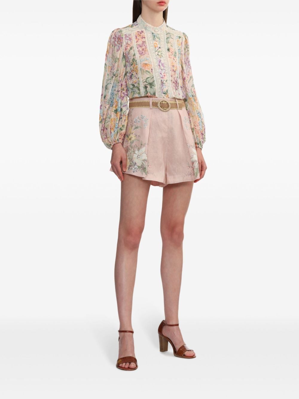 Zimmermann Shorts Pink