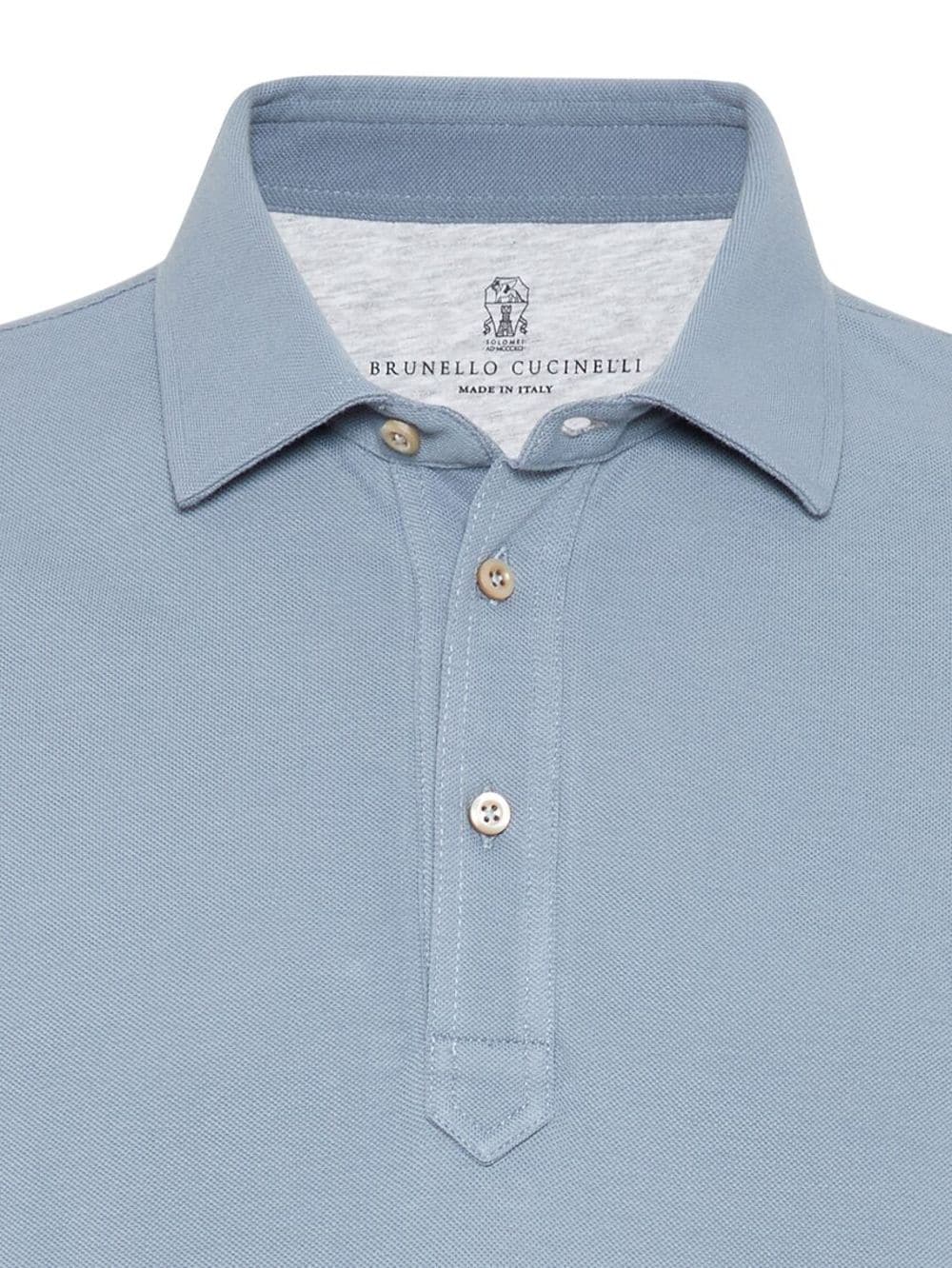 Brunello Cucinelli T-shirts and Polos Clear Blue Topwear Brunello Cucinelli