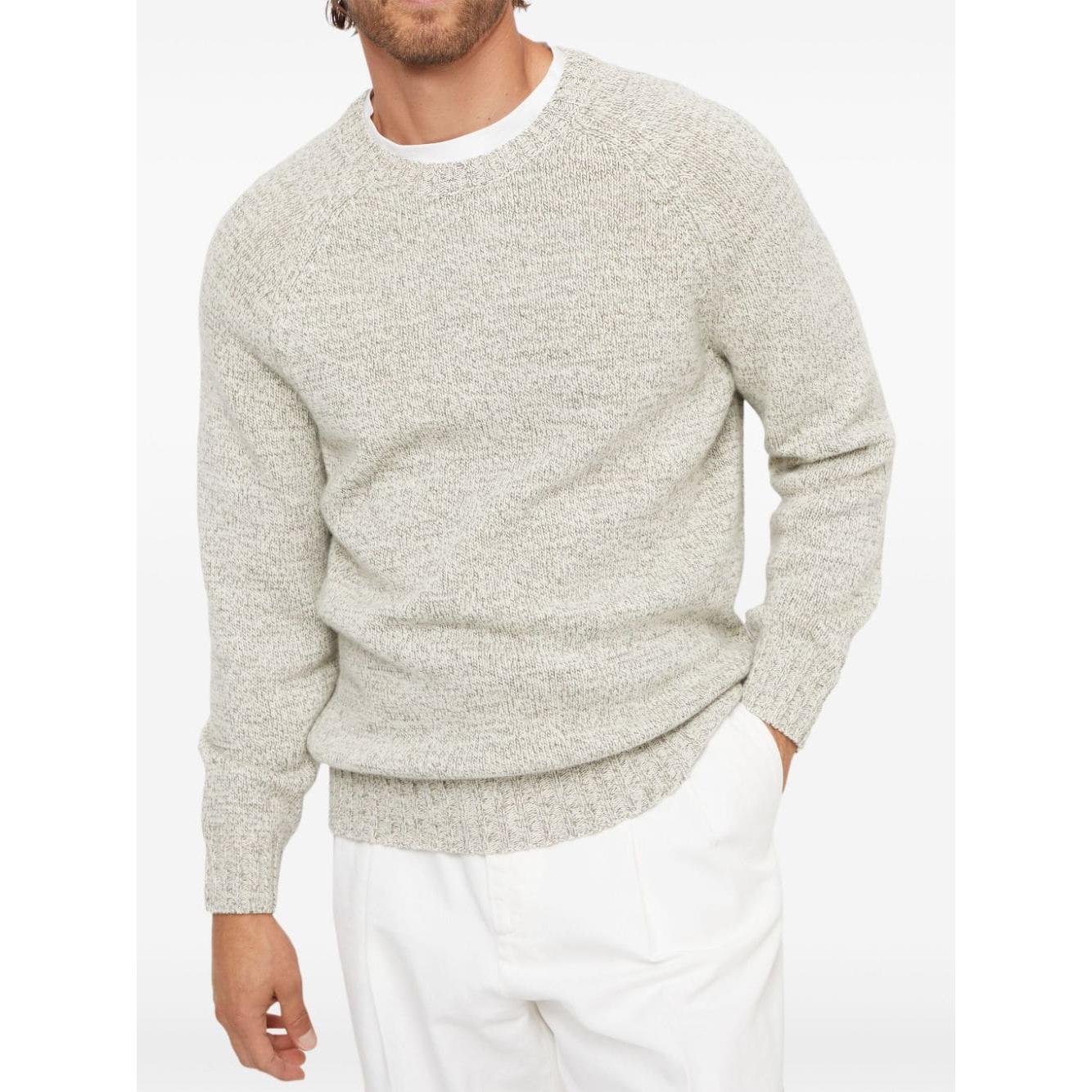 Brunello Cucinelli Sweaters Beige Topwear Brunello Cucinelli