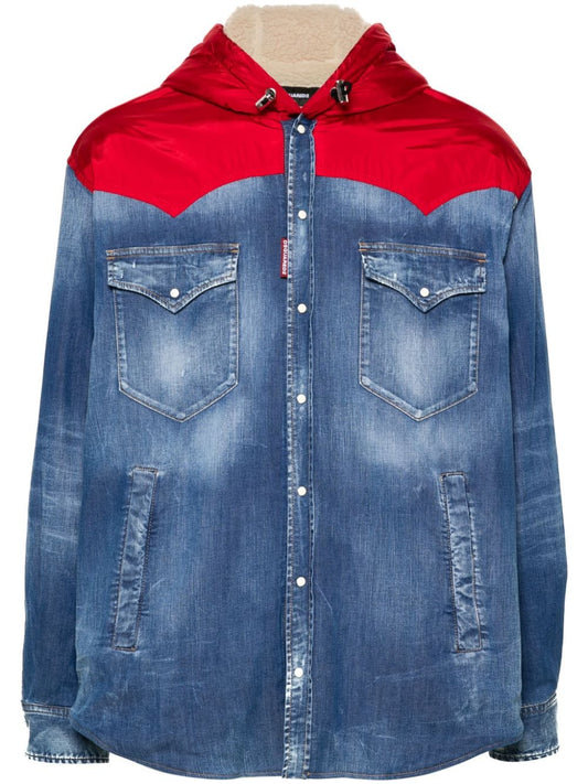 Dsquared2 Coats Clear Blue Jackets Dsquared2