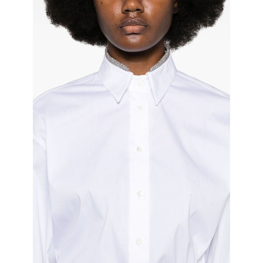Brunello Cucinelli Shirts White Shirts Brunello Cucinelli Lavender