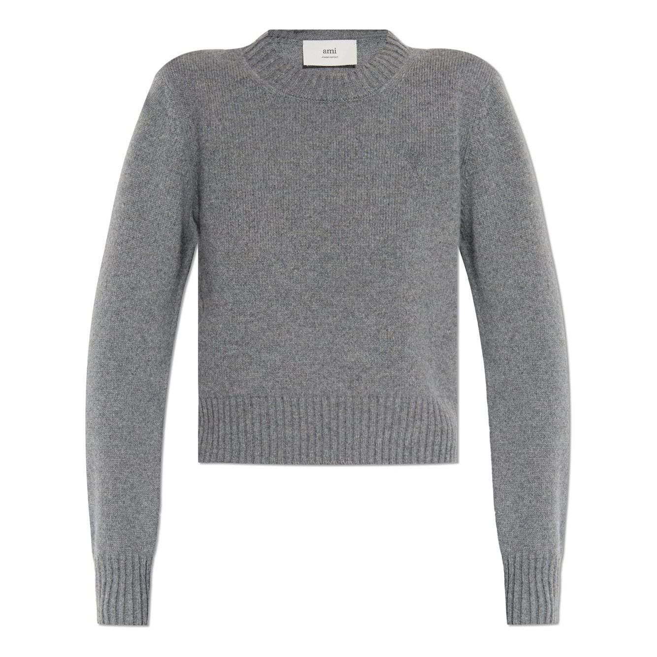 Ami Paris Sweaters Grey Topwear Ami Paris