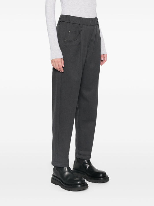 Brunello Cucinelli Trousers Grey Trousers Brunello Cucinelli