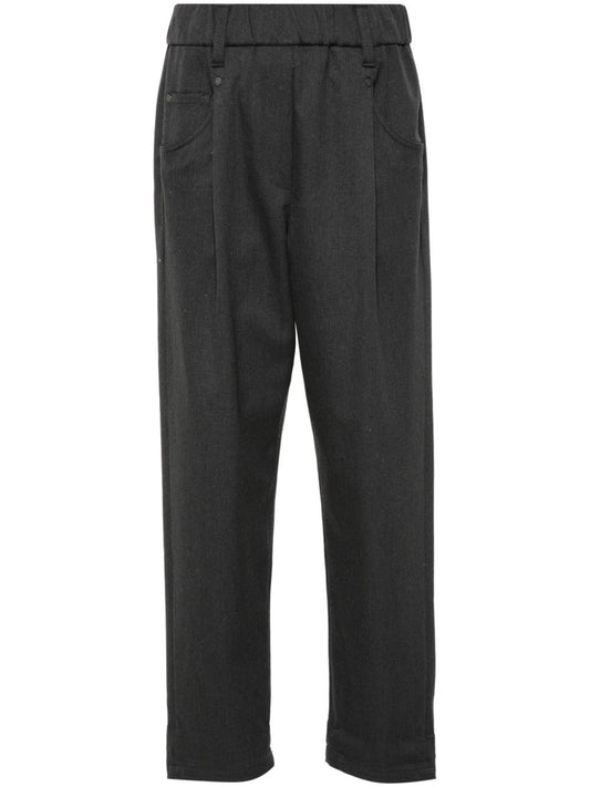 Brunello Cucinelli Trousers Grey Trousers Brunello Cucinelli