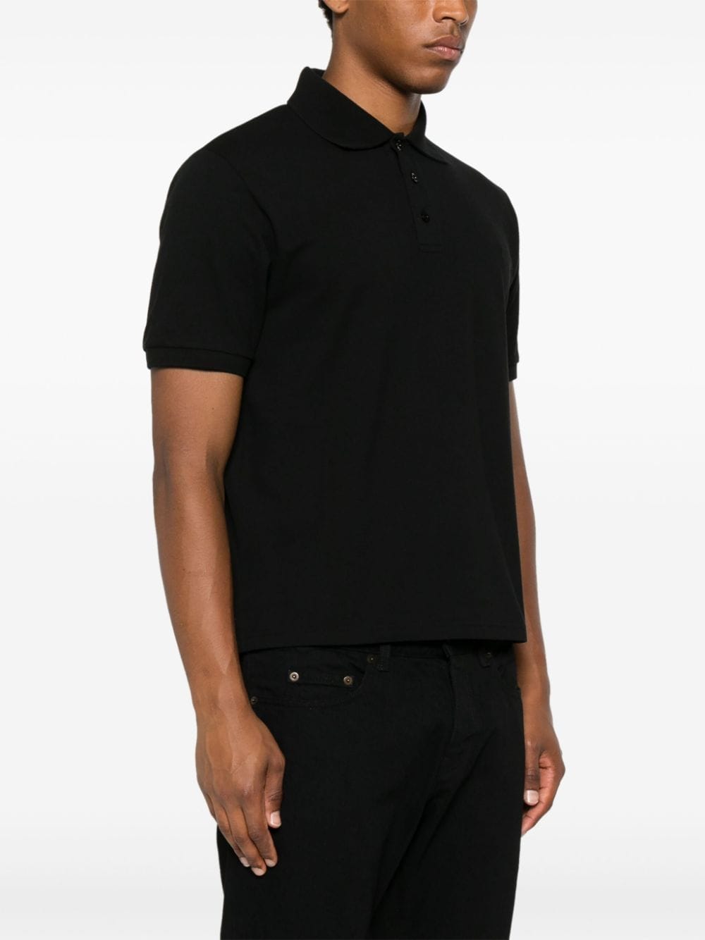 Saint Laurent  T-shirts and Polos Black Topwear Saint Laurent