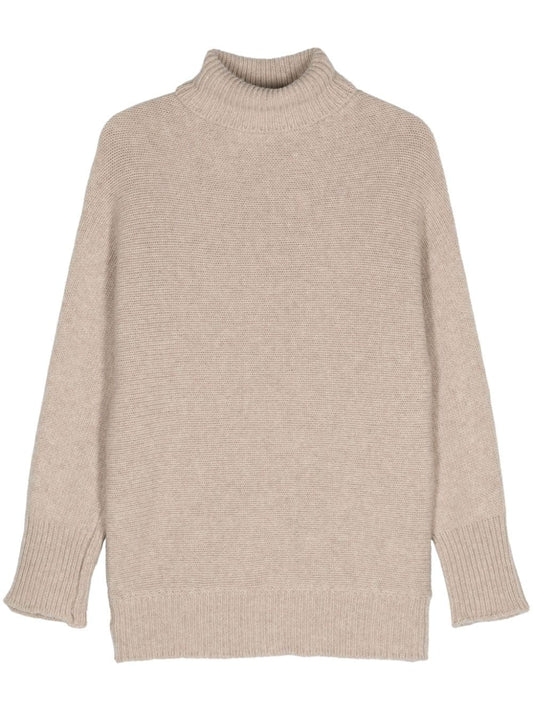 Alysi Sweaters Beige Topwear Alysi