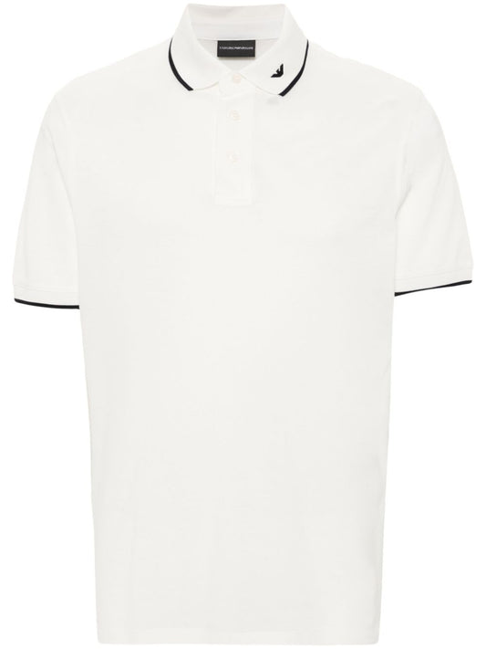 Emporio Armani T-shirts and Polos White Topwear Emporio Armani