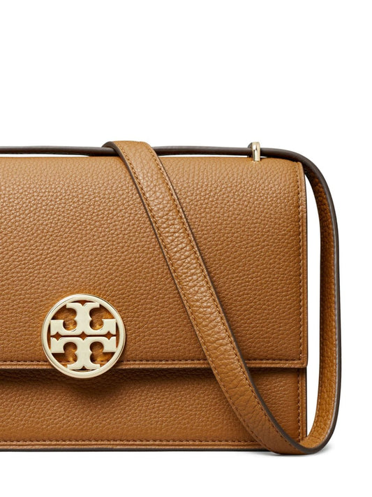 Tory Burchbrown leather grained texture Bag Shoulder Tory Burch