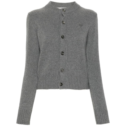 Ami Paris Sweaters Grey Topwear Ami Paris